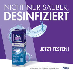 AOSEPT PLUS mit HydraGlyde, Desinfiziert